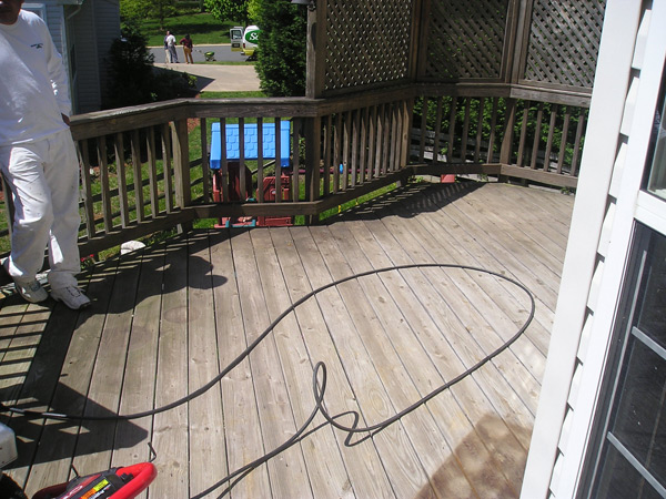 Exterior Deck Restoration - BEFORE